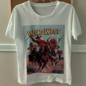 Vintage style Wild West top